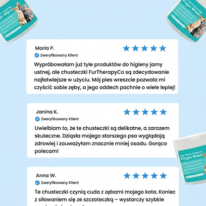 Higimo - Naturalne chusteczki do higieny zwierząt (50szt)